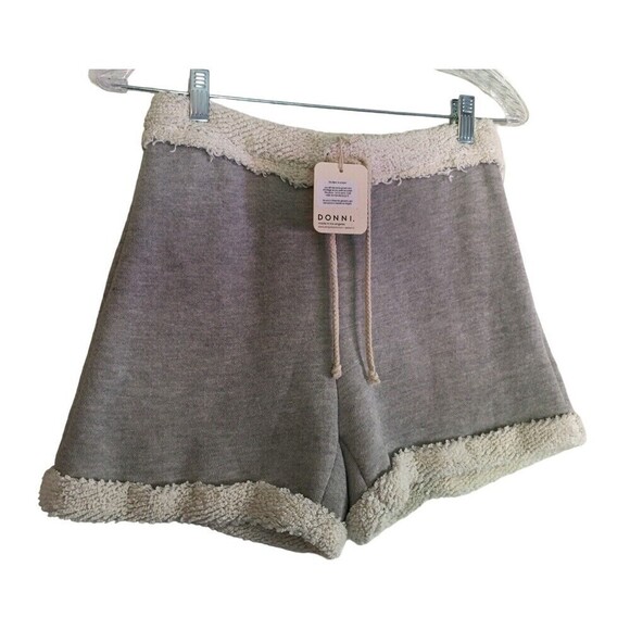 Donni. French Terry Poodle Shorts Size Small Gray Anthropologie Athleisure $149 - Picture 10 of 10